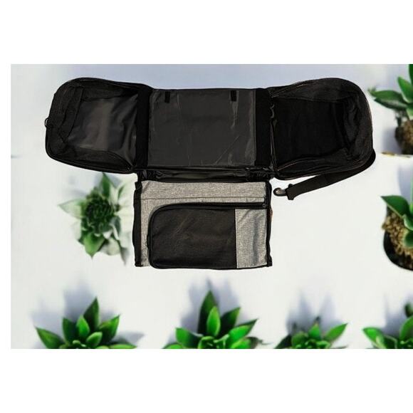 NEW Himal Expandable Pet Carrier Dogs Cats Airplane Approved Soft Side - Picture 2 of 4